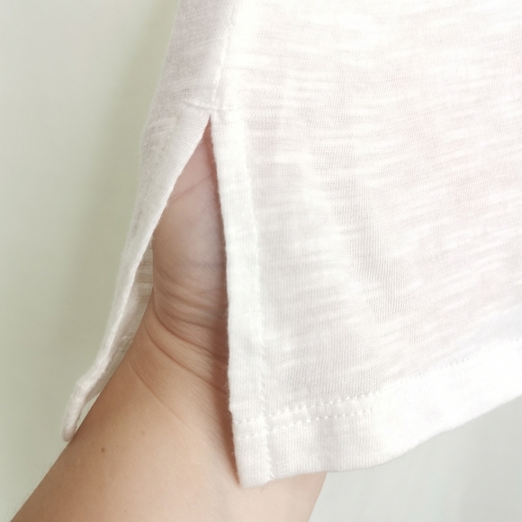 💙3/$25💙Gap White Cotton Sleeveless‎ Crochet Detail Casual Lightweight Tank Top - Picture 4 of 8